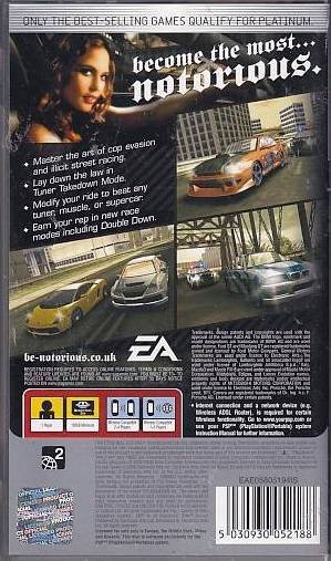 Need For Speed Most Wanted 5-1-0 Platinum - PSP Spil (Genbrug)